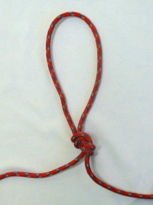 Figuur 4: Dubbele achtlus - voltooid