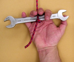 Figuur 9b: Marlpriemsteek in gebruik