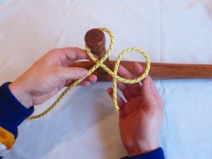 Figuur 22: Mastworp stap 2 - eerste slag