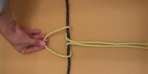 Figuur 16: Prusikknoop - stap 3